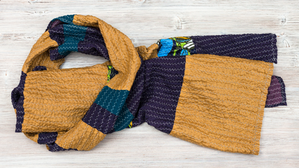 patchwork scarf